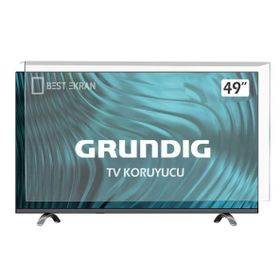 Best Ekran Grundig 49 Gdu 7905B 49 İnç 123 Tak Çıkar Şeffaf Askı İpli Ekran Koruyucu