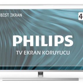Best Ekran Grundig 49 İnç 123 cm Tak Çıkar Şeffaf Askı İpli Tv Ekran Koruyucu Paneli