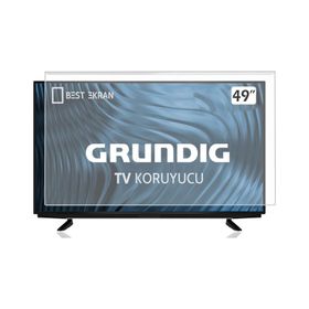 Best Ekran Grundig 49 İnç 123 Ekran Tak Çıkar Şeffaf Askı İpli Tv Ekran Koruyucu
