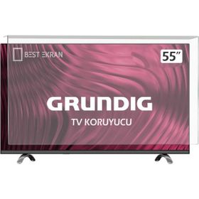 Best Ekran Grundig 55 Ggu 7900 A 55 İnç 139 cm Tak Çıkar Şeffaf Askı İpli Tv Ekran Koruyucu Paneli