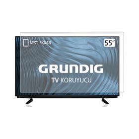 Best Ekran Grundig 55 Ggu 7900 A 55 İnç 139 cm Tak Çıkar Şeffaf Askı İpli Tv Ekran Koruyucu Paneli