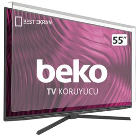 Best Ekran Grundig 55 Ggu 8965 B 55 İnç 139 Tak Çıkar Şeffaf Askı İpli Ekran Koruyucu