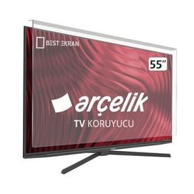 Best Ekran Grundig 55 Ggu 9760 B 55 İnç 139 cm Tak Çıkar Şeffaf Askı İpli Tv Ekran Koruyucu Paneli