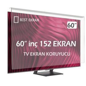 Best Ekran Grundig 60 İnç 152 Ekran Tv Tak Çıkar Şeffaf Askı İpli Ekran Koruyucu