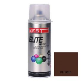 Best Elite 8016 Çelik Kapı Kahvesi 400 ml Sprey Boya Ral