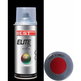 Best Elite Floresan Kırmızı Akrilik Sprey Boya