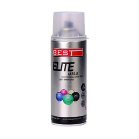 Best Elite Mat Siyah Akrilik Hızlı Kuruyan 400 ml Profesyonel Sprey Boya