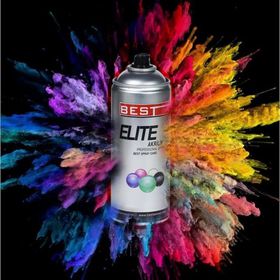 Best Elite Mat Siyah Akrilik Hızlı Kuruyan 400 ml Profesyonel Sprey Boya