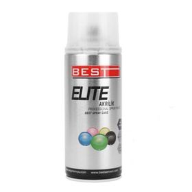 Best Elite Mat Siyah Akrilik Hızlı Kuruyan 400 ml Profesyonel Sprey Boya