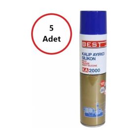 Best KA2000 Silikon Bazlı 400 ml 5 Adet Kalıp Ayırıcı Sprey