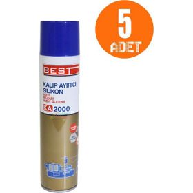 Best KA2000 Silikon Bazlı 400 ml 5 Adet Kalıp Ayırıcı Sprey