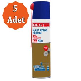 Best KA2000 Silikon Bazlı 400 ml 5 Adet Kalıp Ayırıcı Sprey