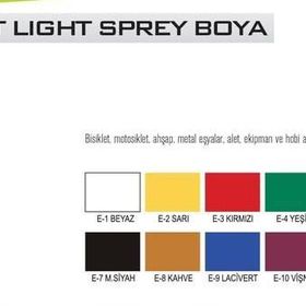 Best Lıght Siyah 225 ml Spray Boya