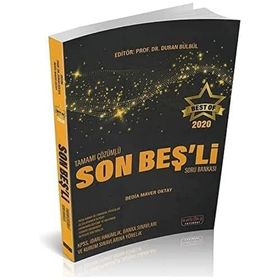 BEST OF Son Beşli Tamamı Çözümlü Soru Bankası 2020