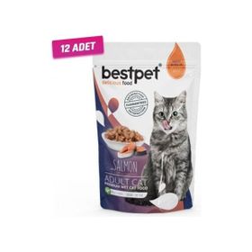 Best Pet Adult Jelly Pouch Somonlu 12x85 gr Kedi Maması