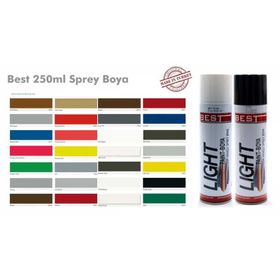 Best Ral 9005 Parlak Siyah 250 ml Akrilik Takviyeli Sprey Boya
