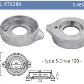 Best VP0086 Volvo Penta 120S Tutya