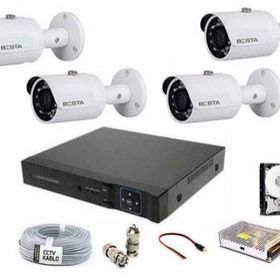 Besta BG-2104 1080P 2MP 4 Kameralı AHD Güvenlik Seti