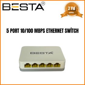 Besta BST-05 5 Port 10/100 Mbps Ethernet Switch