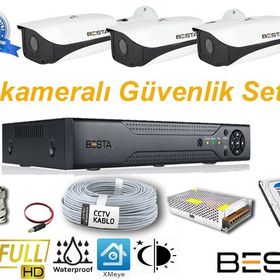 Besta KD-103 3 Dış Mekan Kameralı Herşey Dahil Güvenlik Kamera Seti