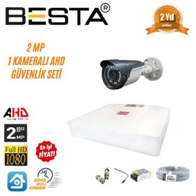 Besta KD-1551 2 MP AHD 1080P Gece Görüşlü 1 Kameralı Güvenlik Sistemi