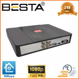 Besta KD-204 4 Kanal 1080N Tek Sesli Hibrit DVR Kayıt Cihazı