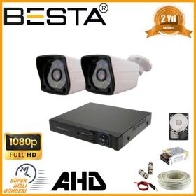 Besta KD-2122 2MP Ahd 1080P 2 Kameralı Güvenlik Seti