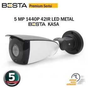 Besta KD-2209 Premium 5 MP 1440P 42 Led Metal Kasa AHD Güvenlik Kamerası