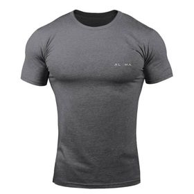 Bestgift BSGFNC1130 Koyu Gri Erkek T-shirt