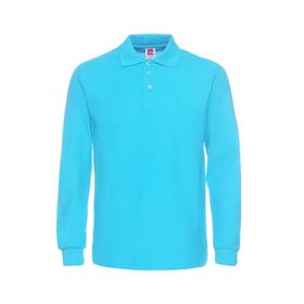 Bestgift BSGFNC1178 Uzun Kollu Göl Mavisi Erkek T-shirt