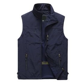 Bestgift Fanila Tibet Mavisi Kolsuz Spor Erkek Yelek
