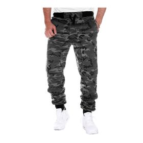 Bestgift Hip Hop Urban Gri Günlük Erkek Pantolon