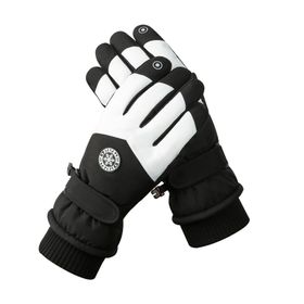Bestgift HX-110 Siyah Peluş Su Geçirmez Erkek Eldiveni