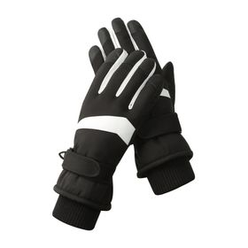 Bestgift HX-113 Siyah 2 Peluş Su Geçirmez Erkek Eldiveni