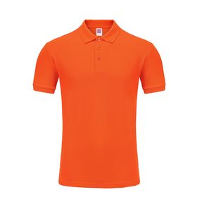 Bestgift Polo Turuncu Kısa Kollu Erkek Gömlek