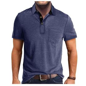 Bestgift Polos Tibet Mavisi Kısa Kollu Erkek T-shirt