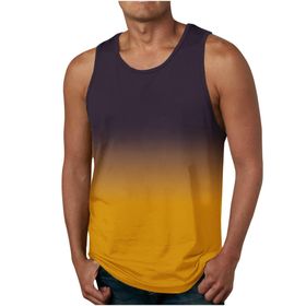 Bestgift Resim Rengi-1 Kolsuz Baskılı Erkek T-shirt