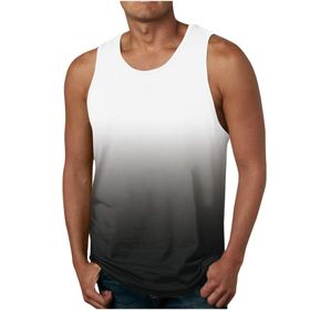 Bestgift Resim Rengi-5 Kolsuz Baskılı Erkek T-shirt