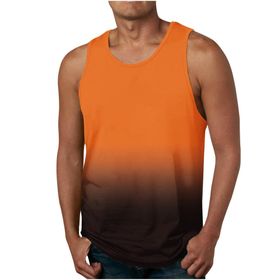 Bestgift Resim Rengi-8 Kolsuz Baskılı Erkek T-shirt