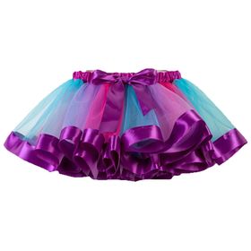 Bestgift RT081 Astarlı Tütü Balık Pullu Kız Çocuk Etek