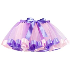 Bestgift RT083 Astarlı Tütü Balık Pullu Kız Çocuk Etek