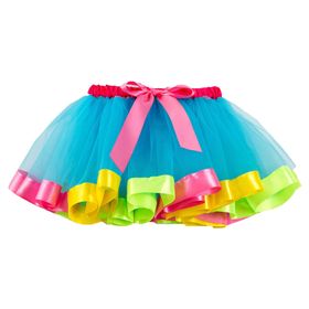 Bestgift RT085 Astarlı Tütü Balık Pullu Kız Çocuk Etek