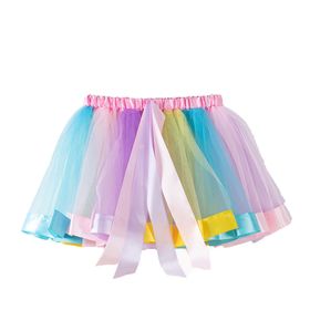 Bestgift RT129 Astarlı Tütü Balık Pullu Kız Çocuk Etek