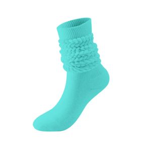 Bestgift Slouch Göl Mavisi Çorap