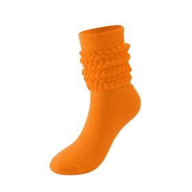 Bestgift Slouch Koyu Turuncu Çorap