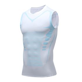 Bestgift Tank Top Beyaz 2 Hızlı Kuruyan Erkek T-shirt
