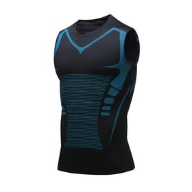Bestgift Tank Top Siyah 2 Hızlı Kuruyan Erkek T-shirt