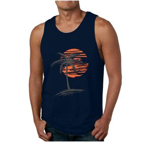Bestgift Tank Top Siyah Üst Kolsuz Erkek Atlet