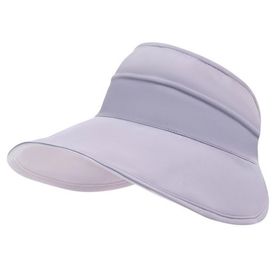 Bestgift Visor Mor 4 UV Vinil Kadın Şapka