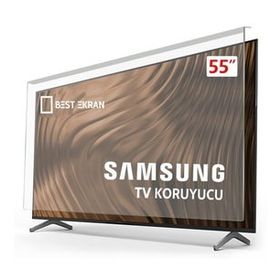 Bestoclass 8562147537716 Samsung 139 Ekran Curved 55 İnç Uyumlu TV Ekran Koruyucu